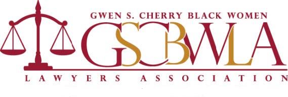 GSCBWLA logo in maroon and gold lettering with scales of justice on the left hand side